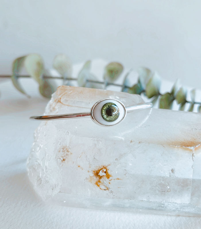 Pulsera Tercer Ojo Verde