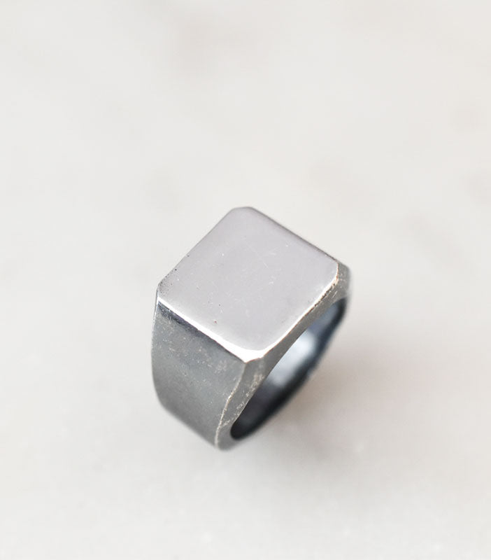 X Signet Ring