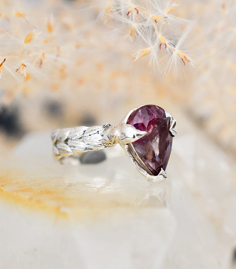 Anillo Laurel Turmalina Talla 13