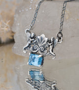 Collar Angelitos Celestiales Topacio