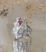 Anillo Medusa Turmalina Talla 12