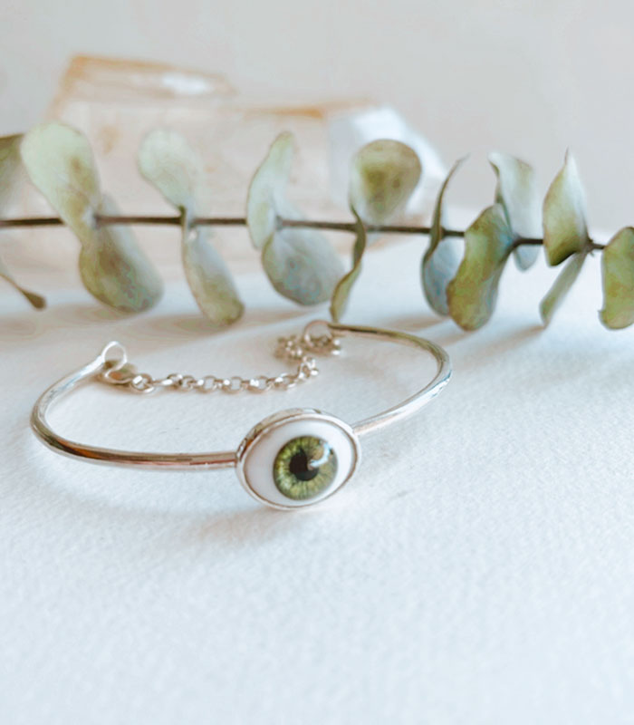 Pulsera Tercer Ojo Verde