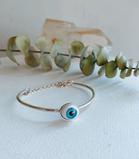 Pulsera Tercer Ojo Azul