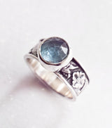 Anillo Iris Aguamarina