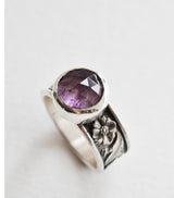 Amethyst Iris Ring