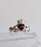 Claddagh corazón de Granate. Edición Limitada!!