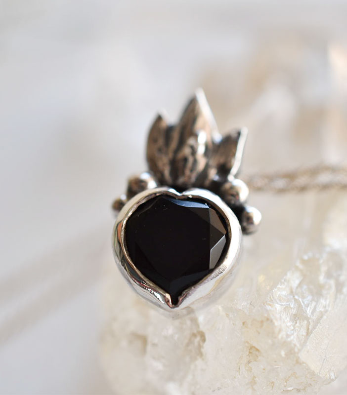 Collar Corazón Flamma
