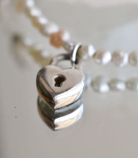 Pulsera Plata y Perlas