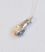Blue Jeweled Hand