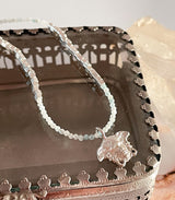 Collar Gemo Medusa Aguamarina